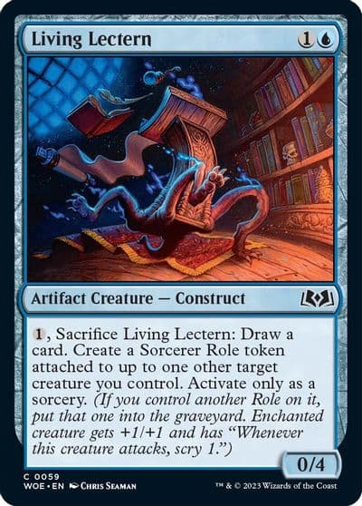Living Lectern Wilds of Eldraine Magic card