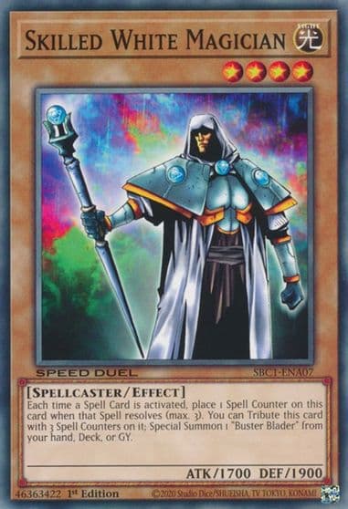 Skilled White Magician Speed Duel: Streets of Battle City Yu-Gi-Oh! card