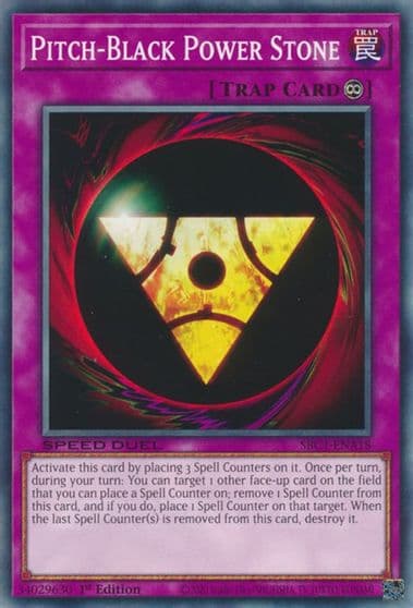 Pitch Black Power Stone Speed Duel: Streets of Battle City Yu-Gi-Oh! card