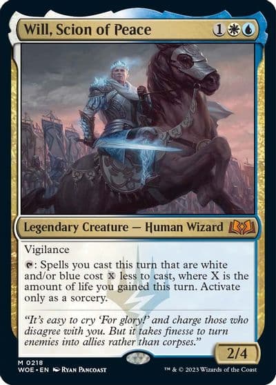 Will Scion of Peace Wilds of Eldraine Magic card