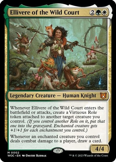 Ellivere of the Wild Court Commander: Wilds of Eldraine Magic card