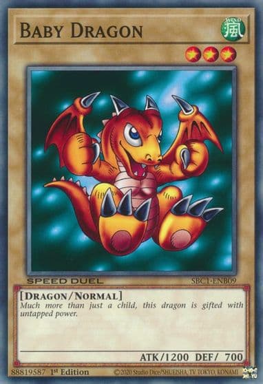 Baby Dragon Speed Duel: Streets of Battle City Yu-Gi-Oh! card