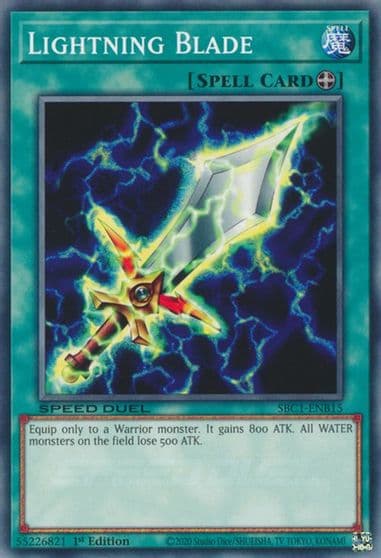 Lightning Blade Speed Duel: Streets of Battle City Yu-Gi-Oh! card