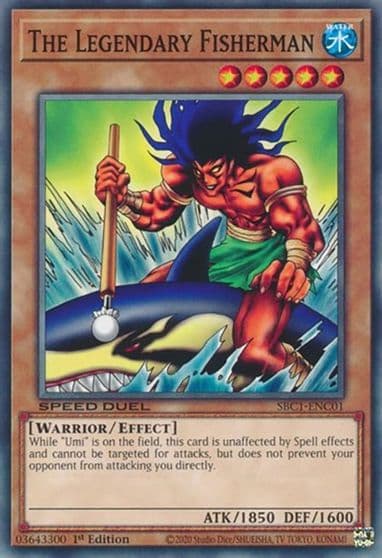 The Legendary Fisherman Speed Duel: Streets of Battle City Yu-Gi-Oh! card
