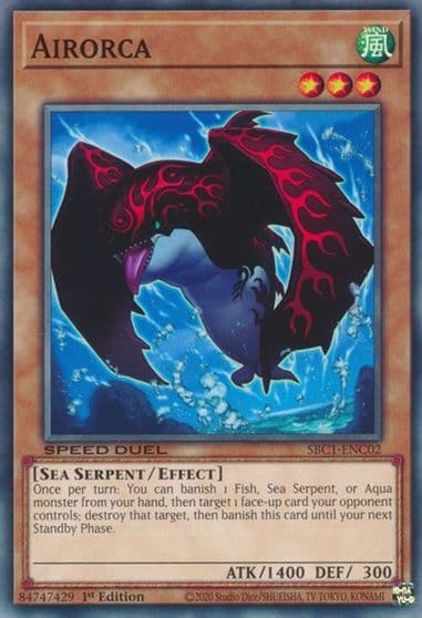 Airorca Speed Duel: Streets of Battle City Yu-Gi-Oh! card