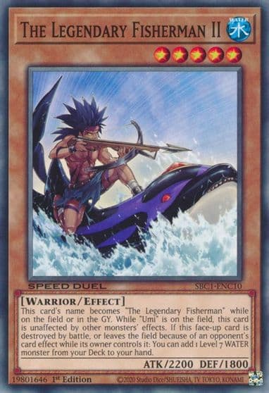 The Legendary Fisherman II Speed Duel: Streets of Battle City Yu-Gi-Oh! card