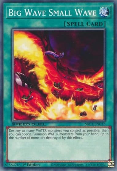 Big Wave Small Wave Speed Duel: Streets of Battle City Yu-Gi-Oh! card