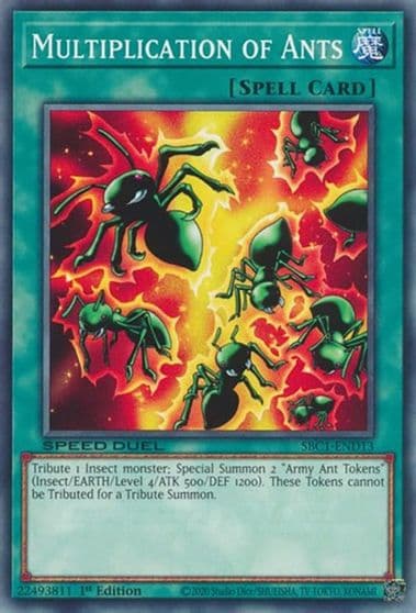 Multiplication of Ants Speed Duel: Streets of Battle City Yu-Gi-Oh! card