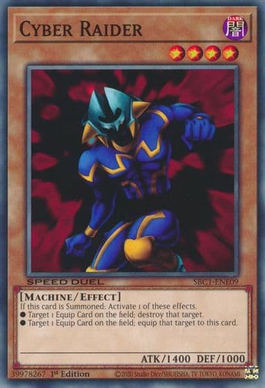 Cyber Raider Speed Duel: Streets of Battle City Yu-Gi-Oh! card