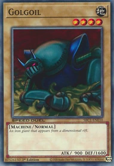 Golgoil Speed Duel: Streets of Battle City Yu-Gi-Oh! card