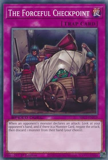 The Forceful Checkpoint Speed Duel: Streets of Battle City Yu-Gi-Oh! card