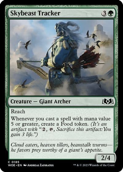 Skybeast Tracker Wilds of Eldraine Magic card