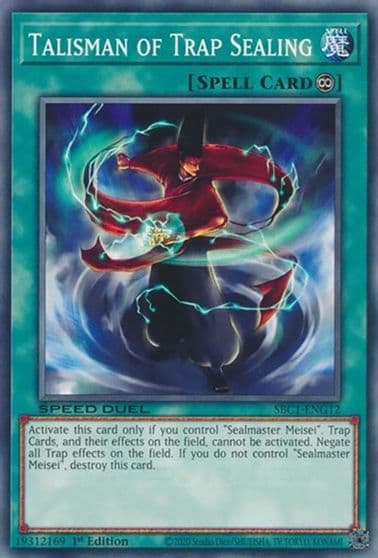Talisman of Trap Sealing Speed Duel: Streets of Battle City Yu-Gi-Oh! card