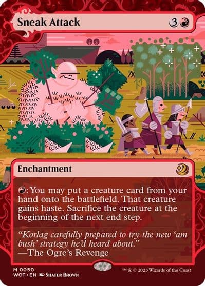 Sneak Attack Wilds of Eldraine: Enchanting Tales Magic card