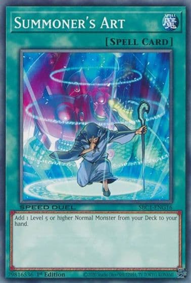 Summoners Art Speed Duel: Streets of Battle City Yu-Gi-Oh! card