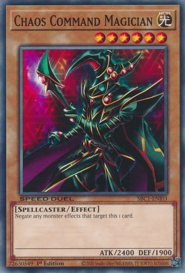 Chaos Command Magician Speed Duel: Streets of Battle City Yu-Gi-Oh! card
