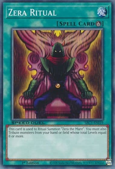 Zera Ritual Speed Duel: Streets of Battle City Yu-Gi-Oh! card