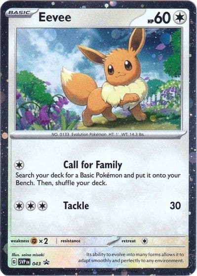 Eevee - 043 SV: Scarlet & Violet Promo Cards Pokemon card