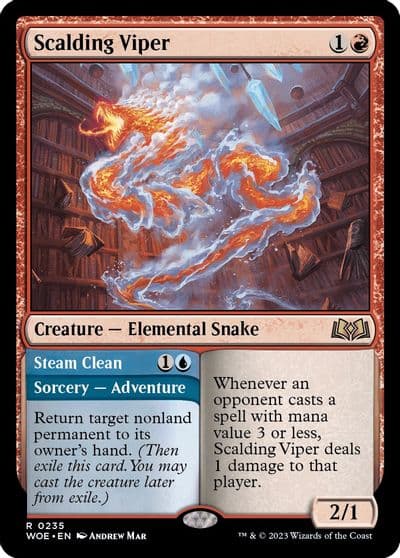 Scalding Viper Wilds of Eldraine Magic card