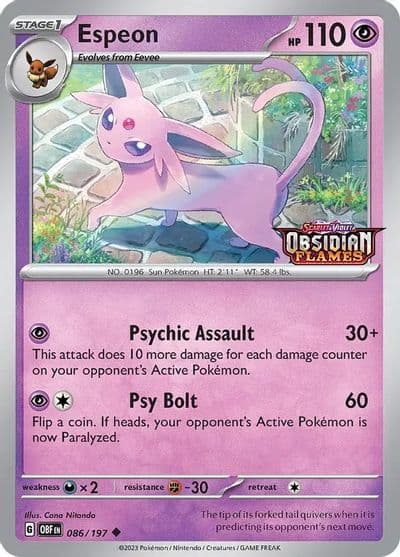 Espeon (Best Buy Exclusive) Miscellaneous Cards & Products Pokemon card