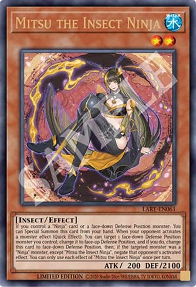 Mitsu the Insect Ninja The Lost Art Promotion Yu-Gi-Oh! card