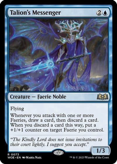 Talions Messenger Wilds of Eldraine Magic card