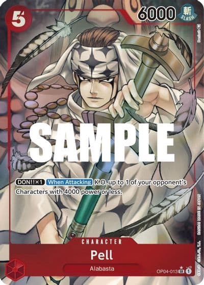 Pell Alternate Art Kingdoms of Intrigue One Piece card