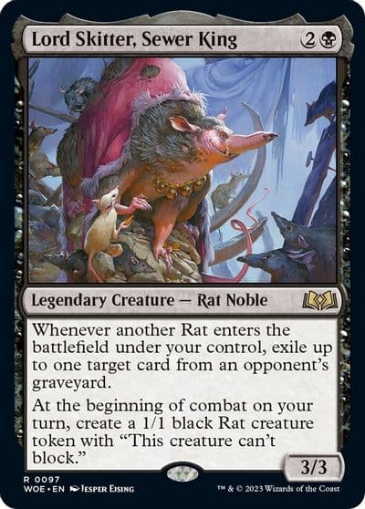Lord Skitter Sewer King Wilds of Eldraine Magic card