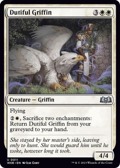 Dutiful Griffin Wilds of Eldraine Magic card