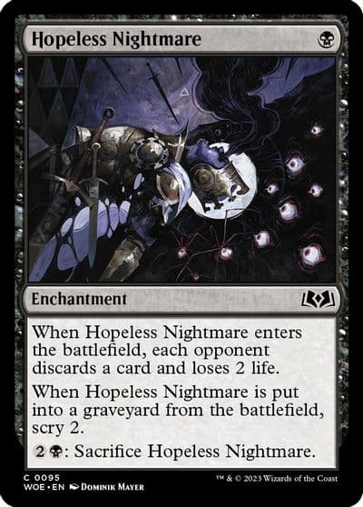 Hopeless Nightmare Wilds of Eldraine Magic card