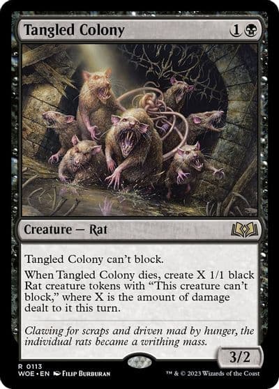 Tangled Colony Wilds of Eldraine Magic card