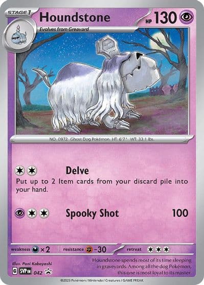 Houndstone - 042 SV: Scarlet & Violet Promo Cards Pokemon card