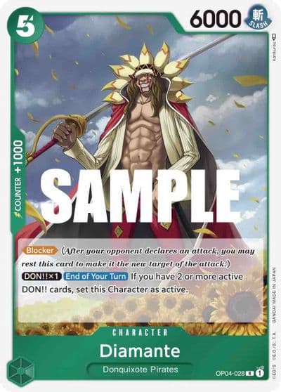 Diamante Kingdoms of Intrigue One Piece card