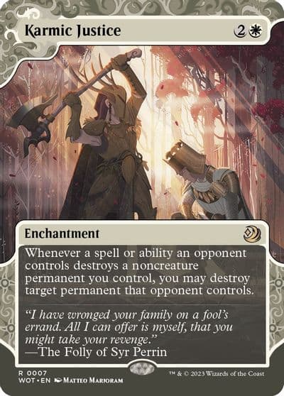 Karmic Justice Wilds of Eldraine: Enchanting Tales Magic card