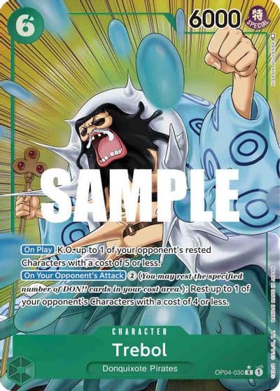Trebol Alternate Art Kingdoms of Intrigue One Piece card