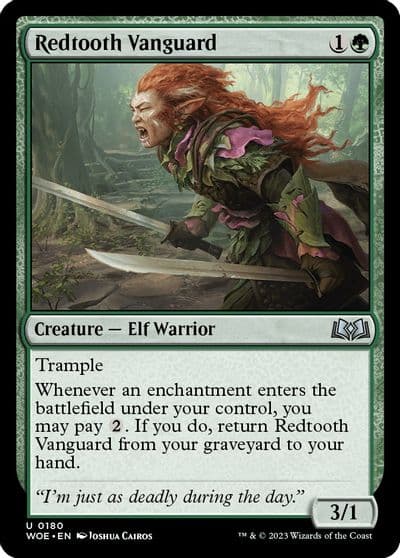 Redtooth Vanguard Wilds of Eldraine Magic card