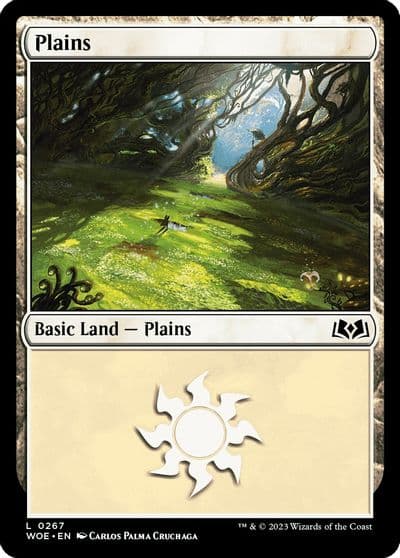 Plains 0267 Wilds of Eldraine Magic card