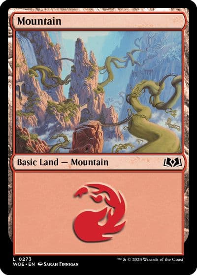Mountain 0273 Wilds of Eldraine Magic card