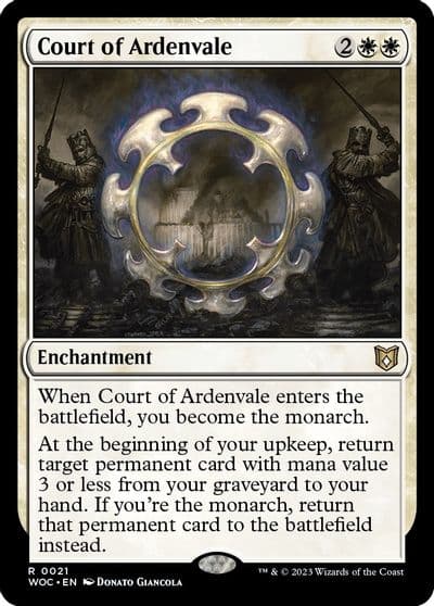 Court of Ardenvale Commander: Wilds of Eldraine Magic card