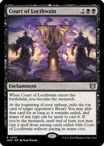 Court of Locthwain Commander: Wilds of Eldraine Magic card