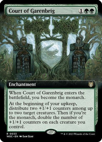 Court of Garenbrig Extended Art Commander: Wilds of Eldraine Magic card