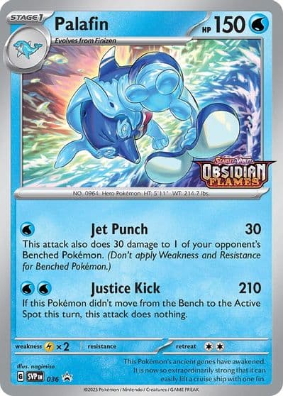 Palafin - 036 (Prerelease) SV: Scarlet & Violet Promo Cards Pokemon card