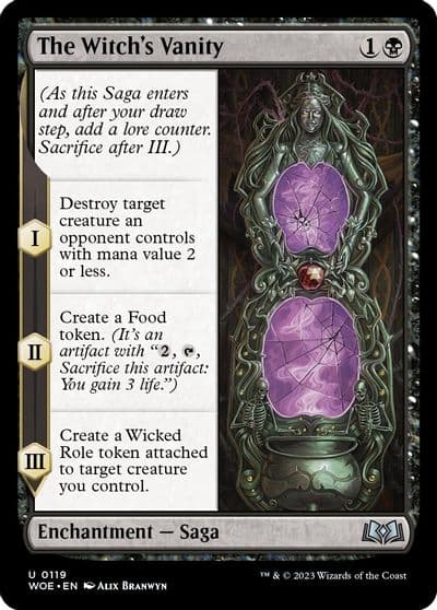 The Witchs Vanity Wilds of Eldraine Magic card