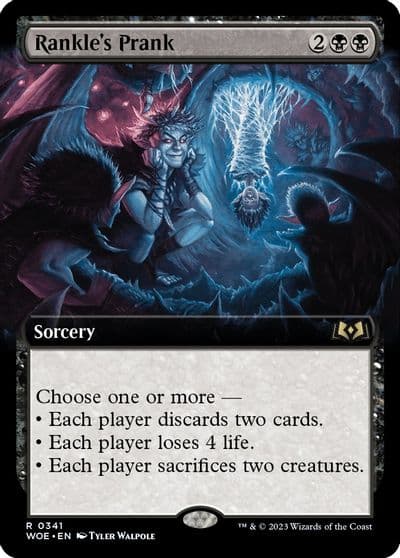 Rankles Prank Extended Art Wilds of Eldraine Magic card