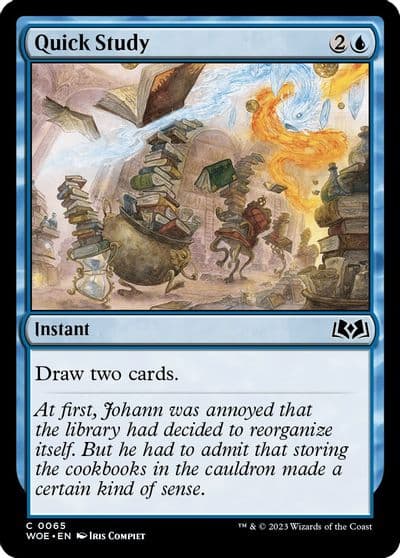 Quick Study Wilds of Eldraine Magic card