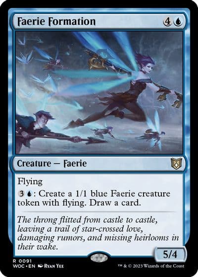 Faerie Formation Commander: Wilds of Eldraine Magic card