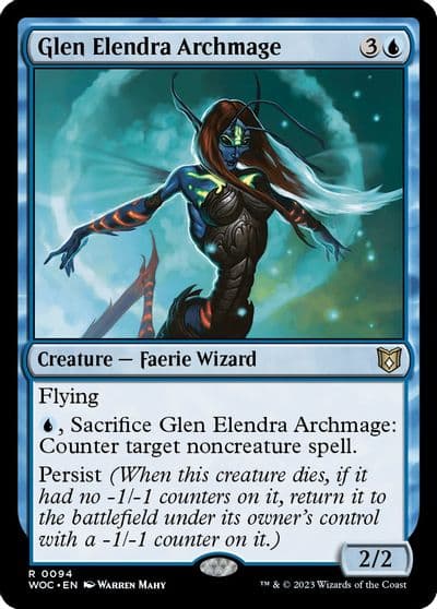 Glen Elendra Archmage Commander: Wilds of Eldraine Magic card