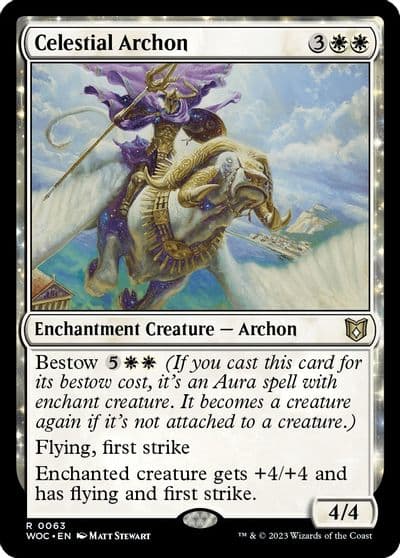 Celestial Archon Commander: Wilds of Eldraine Magic card