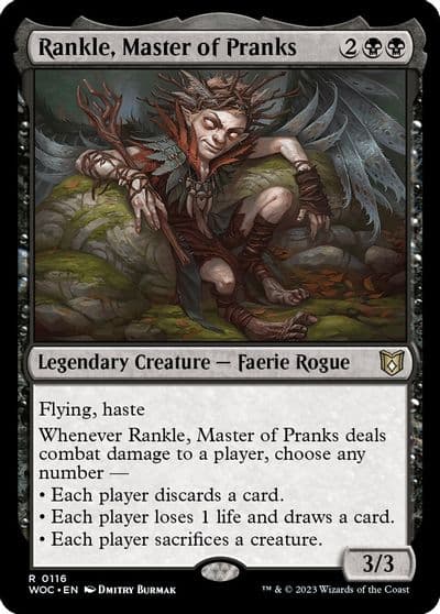 Rankle Master of Pranks Commander: Wilds of Eldraine Magic card