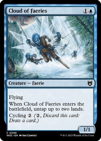 Cloud of Faeries Commander: Wilds of Eldraine Magic card